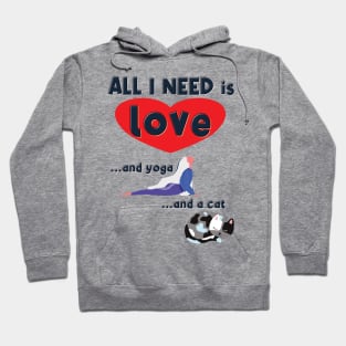 All I Need is Love and Yoga and a Cat Hoodie